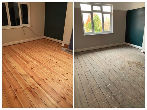 Pine Floor Sanding and Restoration