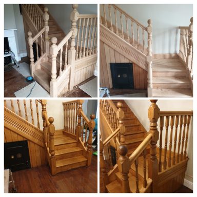 Oak Wood Sanding and Restoration